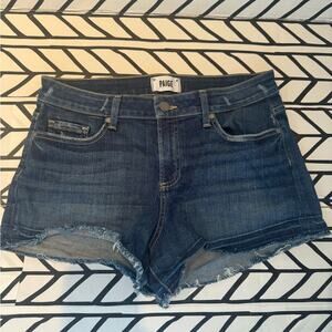 Paige Daryn Raw Hem Denim Shorts size 29